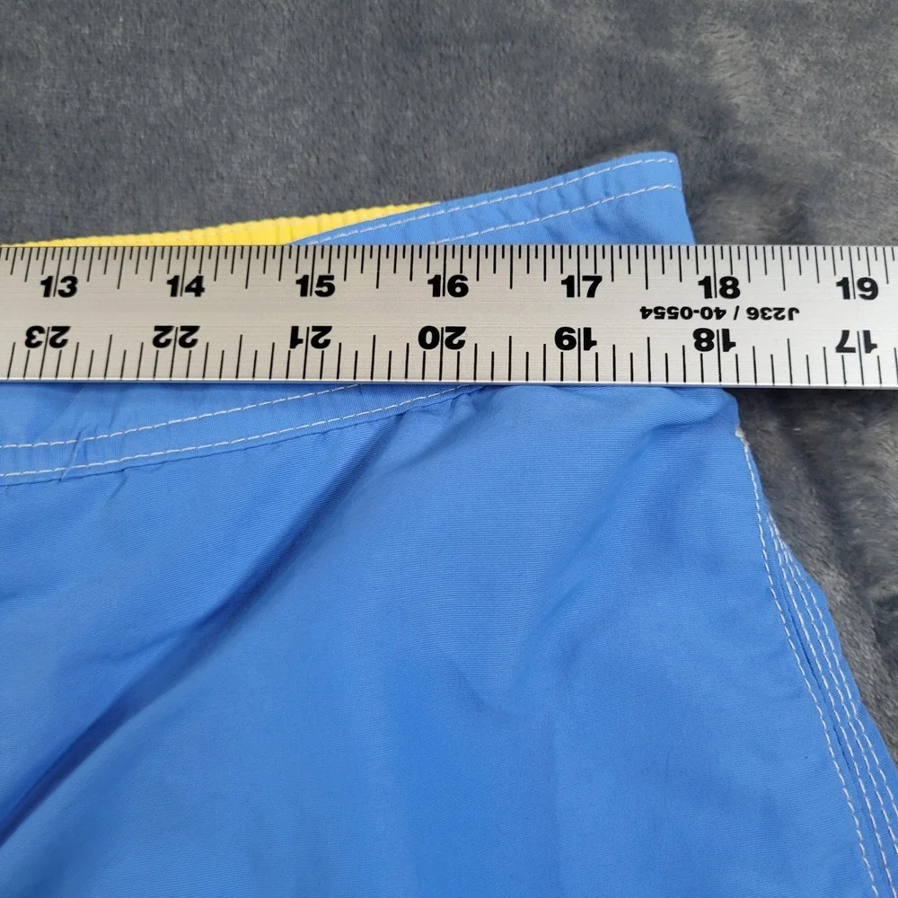 Polo Ralph Lauren Mens Blue Swim Trunks Board Shorts Cargo Pocket Size Large